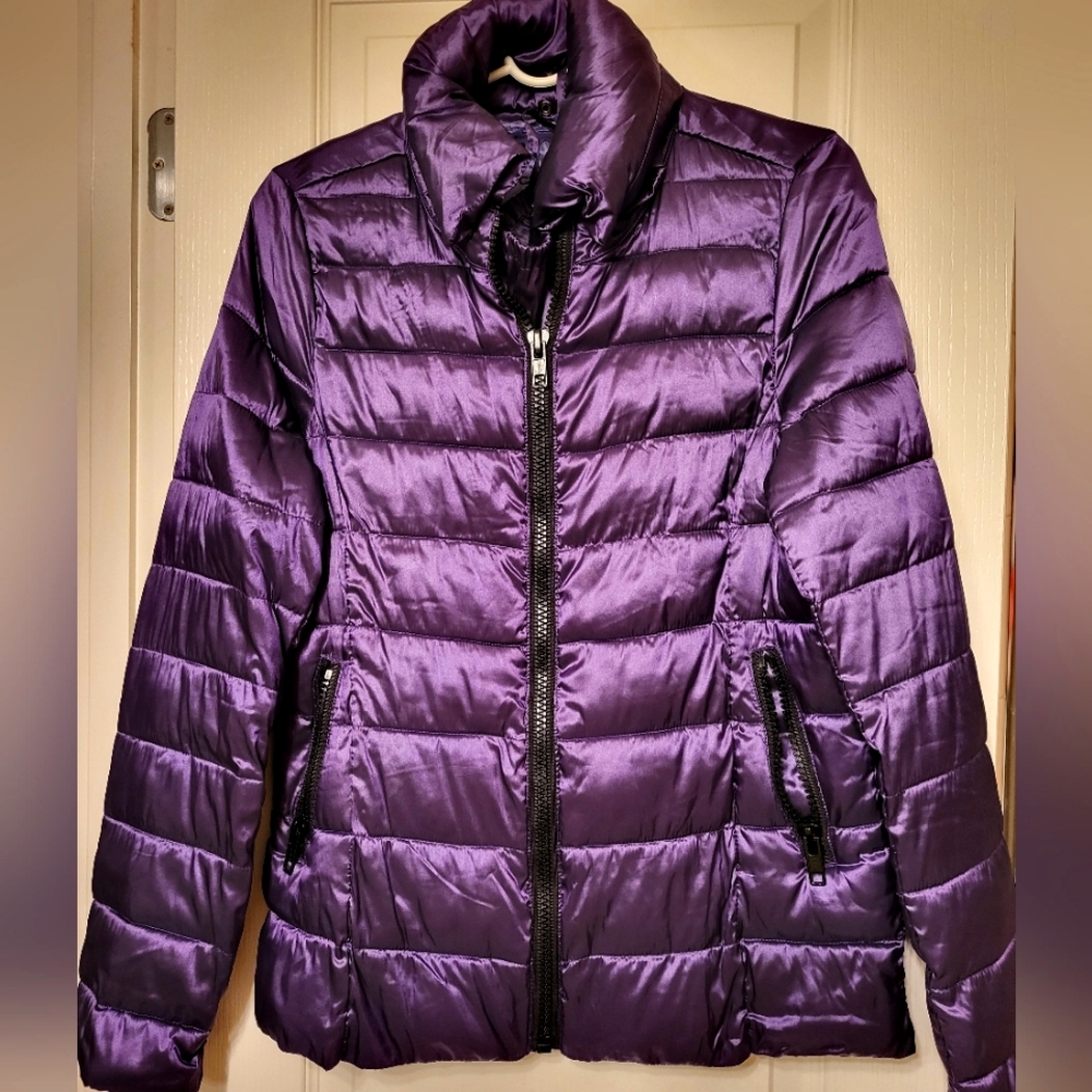a.n.a Packable Purple Jacket